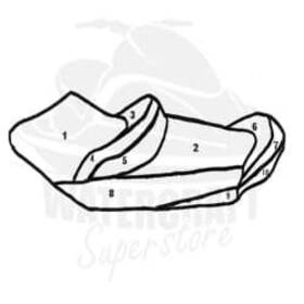 108bt426 Blacktip Jetsports Seat Cover Compatible With Yamaha Waverunner Vx Cruiser