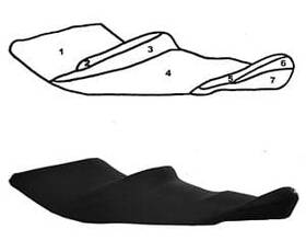 108bt429 Blacktip Jetsports Seat Cover Compatible With Yamaha 2010-2014 Vx Cruiser