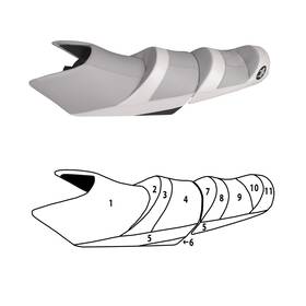 108bt436 Blacktip Jetsports Custom Seat Cover For Yamaha Fx Cruiser Ho/sho/svho Ltd 14-18