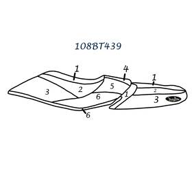 108bt439 Blacktip Jetsports Custom Seat Cover For Yamaha 2021-2023 Vx / 2021-2024 Vx-c