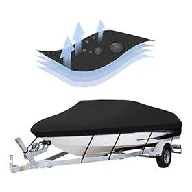 Blpextrm 851297896038 20-22ft Trailerable 600d Boat Cover Heavy Duty Waterproof Uv Resistant Marine