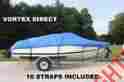 Blue1214vh Vortex New Heavy Duty Fishing Ski Runabout Boat Cover 12 14 Ft Blue