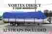 Blue22ultra Vortex 19 20 21 22 Ft Ultra 3 Purpose Pontoon Boat Cover Blue