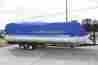 Blue28ultracombo Vortex New Combo Pack Blue 28 Ultra Pontoon Deck Boat Cover Dual Support System