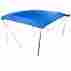 Bluesq8-8 Vortex New Blue Square Tube Frame 4 Bow Pontoon Deck Boat Bimini Top 8 88 102 Wide