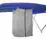 Bmnpvyr-3069gy Komo New Boat Bimini Privacy Room Curtain Station Partition 30 X30 X69 Grey