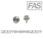 Bnss705914 Fas Brass Nickel Snap Stud Stainless Steel Screw 799554807028