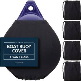X003u2ctgt Boat Buoy New Covers 1 2 And 4-pack Black Diameter X Length 15 19