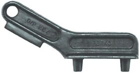 85-6506 Boat Deck Fill Key Natural Zinc Alloy Plate 2inch Center-to-center Lugs K61