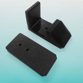 Boatrehab 198715754698 Pontoon Gate Stop And Keeper For Open Position Black