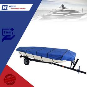 Bt55575b Botjj 16ft Boat Cover For Waterproof Heavy Duty Towing Jon Blue 600d