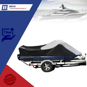 Bt55827b Botjj Grey 600d Trailerable Jet Ski Cover Marine Grade Heavy Duty Polyester Pwc