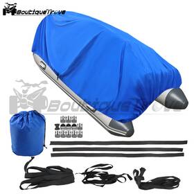 Bou1451528 Boutiquetrove 17-20 Ft Boat Cover Dark Blue Heavy Duty Rain Snow Dust Resistant Protection