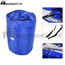 Bou1451664 Boutiquetrove Dark Blue 17-19 Ft Waterproof Trailerable V-hull Boat Cover Heavy Duty Fabric