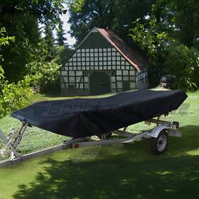 Bou2858040 Boutiquetrove Black 14 Ft Jon Boat Cover Fit For 14ft 70inch 425 190cm 210d New