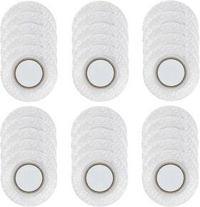 Brand Xilewhzf 745672847606 30 Pairs Round Hidden Sew Magnetic Snap Invisible Yellow Silver