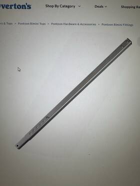 2152394 Brunswick Bimini Boat Radius Strut 39 Inch
