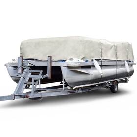 P-300-3 Budge 018397115962 300 Denier Pontoon Cover Gray 24ft-28ft Long Beam Width Up To 110 Inch