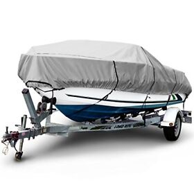 Budge 1200 Denier Boat Cover Fits Center Console V-hull Boats B-1231-x4 16foot