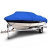 B-1200-x5 Budge 1200 Denier V-hull Runabout Boat Cover Blue 18foot-20foot Long