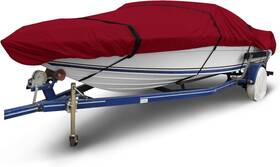 B-203a-x8 Budge American Flagship Ripstop Boat Cover Fits V-hull Fishing Boats 22ft-25ft