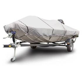 B-611-x3-r Budge New B-611-x3 600 Denier Low Profile Flat Front Boat Cover 16-18 Feet