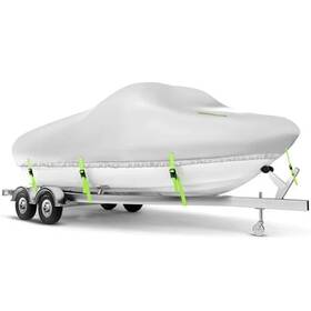 X0047z6l99 Caminor 17 19 Ft Bass Boat Cover 1200d Marine Canvas Waterproof With Sandbag Moori