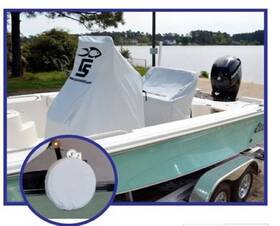 Cs-84010-10 Carolina Skiff 198 Dlv Center Console Boat Cover Oem Gray