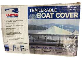 13606csr Carver Trailerable Boat Cover 13 Mb Sports F21 Tomcat Black