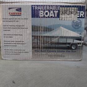 4012xs Carver Trailerable Boat Cover Extra Wide Fishing Kayak 12ft Sun Dura With Straps