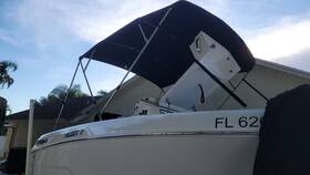 4a5493sub Carver Stainless Steel 9.25oz Acrylic 4 Bow Round Tube Bimini Top 91 Inch -96 W X 8ftl 54 H