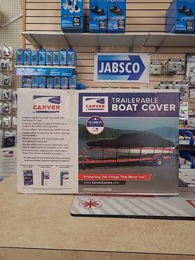 77018s-11 Carver Boat Cover V-hull 7.6oz Sun-dura Mist Gray 18ft6 Inch Cl 96 Bm New