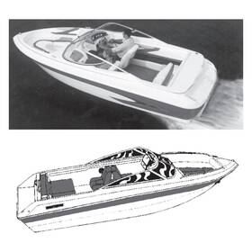 77120f-10 Carver Boat Covers - Slate Gray Poly-flex Ll Cover For 20ft6 Inch L X 102 W Euro