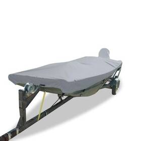 74201exp-10 Carver By Covercraft Haze Gray Poly-guard Extra Wide Boat Cover