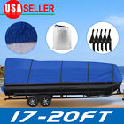 Ce000322 Ledkingdomus Trailerable Pontoon Boat Cover Lining Heavy Duty 608631713728