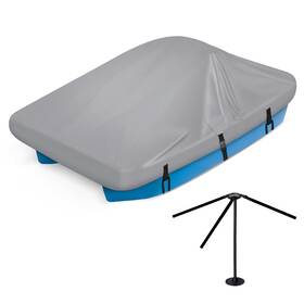 Cemofe 673658377475 Waterproof Paddle Boat Cover With Adjustable Support System Durable Heavy Dut