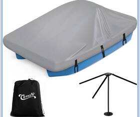 Sp-xb285-2 Cemofe Pedal Boat Cover Waterproof Paddle With Adjustable Support Pole