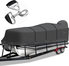 Cerumute 696583334719 Pontoon Boat Cover Heavy Duty 900d Waterproof With Motor