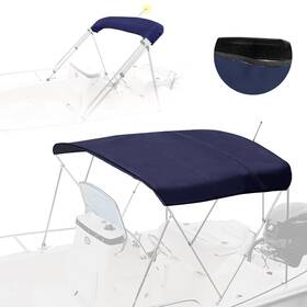 Cerumute 735530938928 4 Bow Bimini Top Replacement Canvas With Stern Light Hole And Storage Boot 9