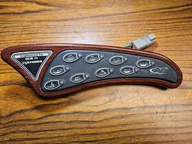 6293 Correct Craft Nautique Stbd. Side Key Pad Faux Wood Grain