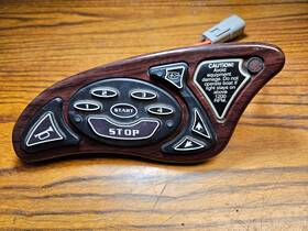 6295 Correct Craft Nautique Port Side Key Pad Faux Wood Grain