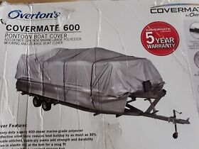 950831 Covermate 600 Pontoon Boat Cover 21foot-24foot X 102inch Beam Silver 2466