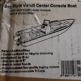 Ov39189ms Covermate Bay-style V-hull Center Console Boat Cover 22foot4 -23foot5 X 106 2553
