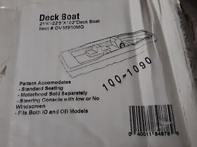 Ov38950mg Covermate Imperial Pro Deck Boat Cover 21foot4 -22foot5 X 102 Gray 2542