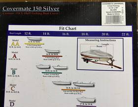 Ov39296rl Covermate 150 Mooring And Storage Boat Cover For 12ft-14ft V-hull Fishing Aa