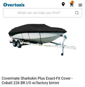 Ov80885cg Covermate Sharkskin Plus Boat Cover 99-06 226 Cobalt