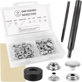 Creekcove Marine 860003292846 Premium Canvas Snap Fastener Installation Tool Kit - For