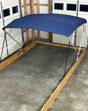 Bco1097navy Cypress Rowe Outfitters Cro Navy Replacement Bimini Top Canvas Boot 10ft Long 8.5ft Wide Fits 97-103 Inch