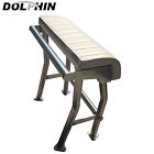 D-dlp1 Dolphin T Top Leaning Post Boat Seat Marine Grade White Cushion 0710219192587