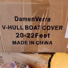 X003yyh5br Damen Verra V-hull Boat Cover 20 - 22 Feet